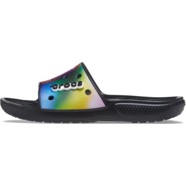 Imagem de Chinelo Classic Solarized Slide, Crocs, Adulto Unissex, Black/Multi, 38