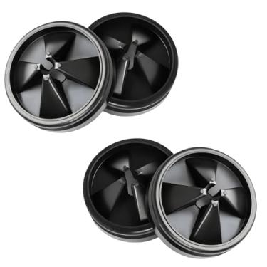 Imagem de Pacote com 4 protetores contra respingos para eliminação de lixo de 9,5 cm - QCB-AM Substituição para InSinkErator Evolution e para modelos Moen Defletor de respingos de silicone com redução de ruído