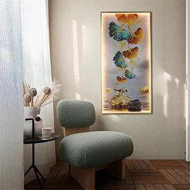 Imagem de Luminária de parede contemporânea para interiores, minimalista e elegante, com efeito mural criativo para sala de estar, quarto, sala de jantar, escritório, entrada, casa, hotel, corredor, i