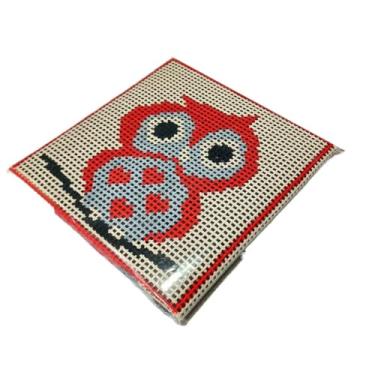 Imagem de Kit para iniciantes em bordado em tela, incluindo fios, agulhas e manual de tapeçaria com meia agulha(025)