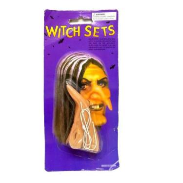 Imagem de Nariz De Bruxa Verruga Fantasia Halloween Dia Das Bruxas - Modamix