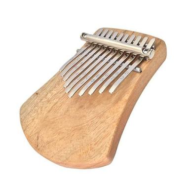Imagem de Piano de polegar Kalimba colorido de madeira com 10 teclas, placa única, afinação, instrumento de percussão de dedo
