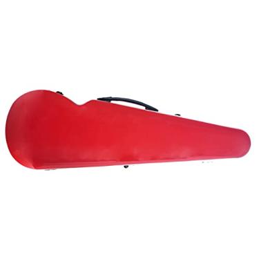Imagem de Estojo Para Violino 4/4 Estojo Em Fibra De Carbono Forte, Leve, Tamanho Completo, À Prova D'água, Caixa Vermelha Tamanho Completo Estojo de Violino