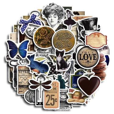 Imagem de Pacote de adesivos Penniss Anime Waterproof Vinyl 60 unidades