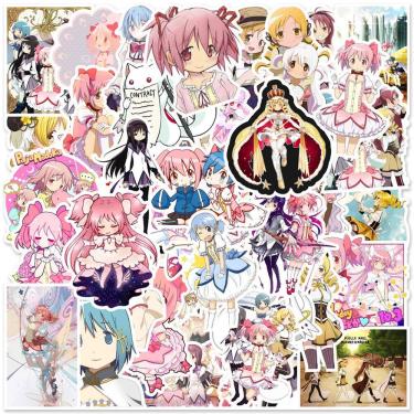 Imagem de Adesivos Puellas Magis Madoka Magica Anime 50 unidades de PVC