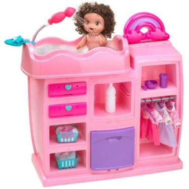 Imagem de Quarto Encantado 2 em 1 Berço ou Banheira Magic Toys 8104 com Acessóri