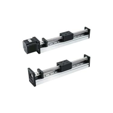 Imagem de S25HH0 Mesa de movimento CNC GX1204 GX1605 GX1610 para motor de passo Nema17 Nema23 para impressora 3D, eixo Z, curso efetivo de 100-500 mm (GX1605 com motor, curso efetivo 450)