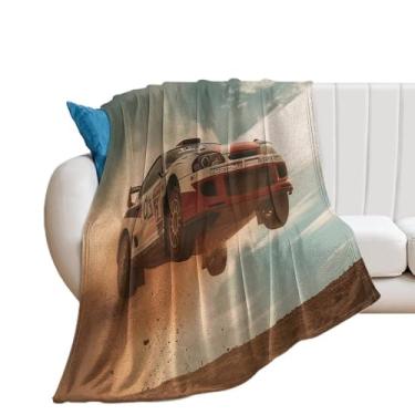 Imagem de Cobertor super macio de flanela leve e refrescante para sofá-cama, cadeira, sofá, carro, viagem ao ar livre, leve, quente, carro de rali, JDM, carro, sup, esportivo, salto legal, 76 x 101 cm