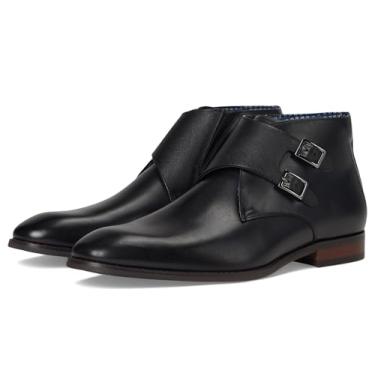 Imagem de Stacy Adams Bota masculina Kaius Double Monk Strap Fashion, Preto, 12 Wide