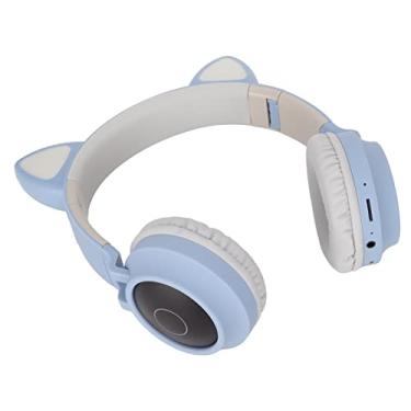 Imagem de SUNGOOYUE LX-028 Fones de Ouvido para Jogos Cat Ear Com Luzes LED, 5.0, Drivers de 40 Mm, Design Dobrável, Protetores de Orelha de Espuma de Proteína, Microfone Embutido, para Jogos e Música (#13)