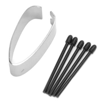 Imagem de aqxreight 5 Peças de Pontas de Caneta 0,05 Mm 20 Mm Kit de Pontas Duras de Substituição de Caneta de Toque Com Pinças de Remoção de Alta Oferta à Prova e de de Toque en de de de de Tela de Tela de