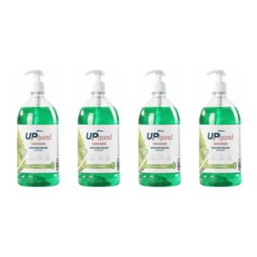 Imagem de Kit com 4 Sabonetes Líquidos Glicerinados Para Mãos 1L - Up Hand Essential Erva Doce