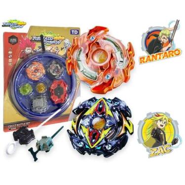 Imagem de Kit 2 Beyblade Burst + 2 Lançadores + Arena - TD, Tornado Gyro Combat