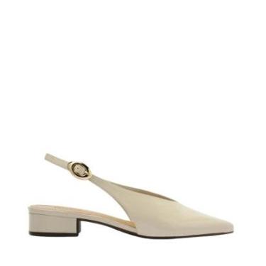 Imagem de Sapatilha Anacapri Slingback Salto Bloco Verniz-Feminino