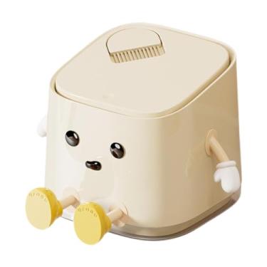 Imagem de DimyFew Lixeira lixo lixo lixo lixo reutilizável lixo lixo fofo lixo lixo lixo para mesa de café quarto de cozinha quarto quarto, Sentado