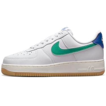 Imagem de Tênis feminino Air Force 1 Low (DD8959-110, branco/Game Royal/SANDDRIFT/Verde estádio) tamanho 42, Branco/Estádio Verde - Jogo Royal, 41