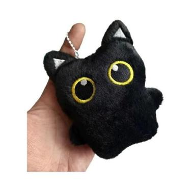 Imagem de Boneco De Pelúcia Gato Preto, Almofada Fofa E Confortável Para Meninos