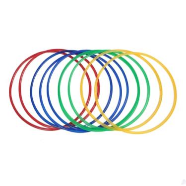 Imagem de Naroote Aros de Treinamento Sensorial para Crianças Exercitam 10 Peças de Conectores de Anéis de Argola para Melhorar a Atenção, Coordenação mão-pé, Cultivando o Pensamento Inovador para Casa