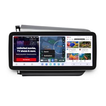 Imagem de JOYING Rádio automotivo para Honda Civic 2012, tela sensível ao toque QLED de 12,3 polegadas, Android 13, estéreo, 12 GB + 256 GB, Plug and Play, com carpaly sem fio e Android Auto, AM/FM, GPS