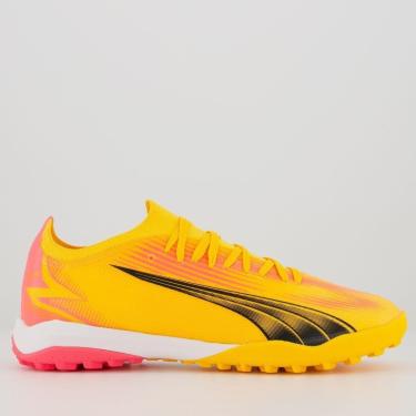 Imagem de Chuteira Puma Ultra Match TT BDP Society Laranja Neon-Masculino