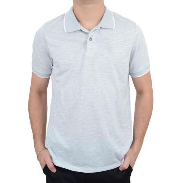 Imagem de Camisa Polo Masculina Ogochi Concept Malha Slim Cinza - 0075-Masculino