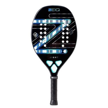 Imagem de Raquete de Beach Tennis Zeiq Light Leo Branco Carbono 3K-Masculino