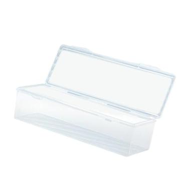 Imagem de YIJU Caixa Organizadora Transparente para Cartões Colecionáveis ​​- Organizador de Cartões - Caixa de Armazenamento, Sem Divisória