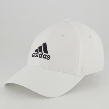 Imagem de Boné Adidas Sportswear Logo Feminino Branco e Preto-Feminino