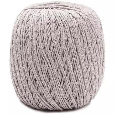 Imagem de Barbante EuroRoma Brilho Prata 4/6 400g Cor 270 Cinza - no-brand