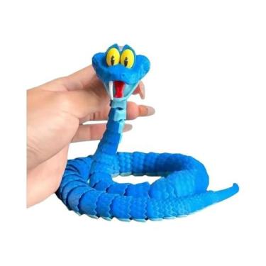 Imagem de Brinquedo De Cobra Gary Articulada De 68cm Zootopia 2 Impressão 3D Sim