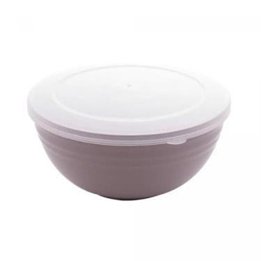 Imagem de Conjunto 03 Bowls Com Tampa Bambu PP Lines Salmão 2430 Lyor