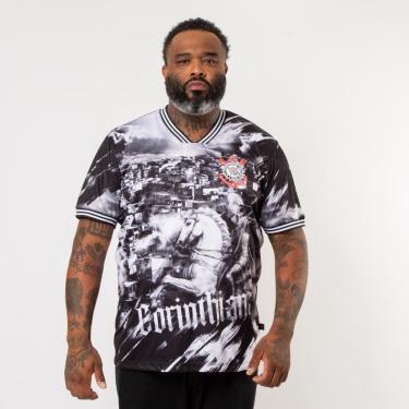 Imagem de Camiseta Quebrada Large Sublimada Camisa 10 Corinthians-Masculino