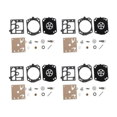 Imagem de Kit de diafragma de vedação de reparo de carburador de carburador para kit de reparo de motosserra K22-HDA (4 conjuntos)