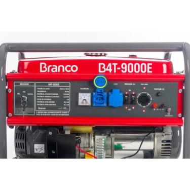 Imagem de Gerador Gasolina 9,0Kva Mono AVR B4T-9000E Branco