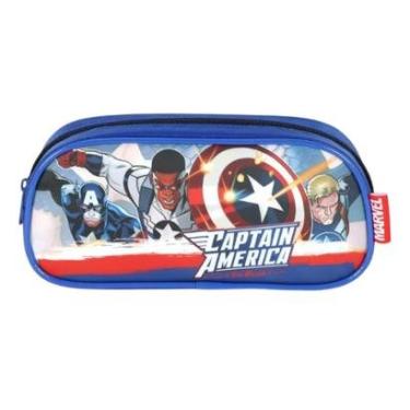 Imagem de Estojo Escolar Avengers Marvel Vingadores 1 Zíper Luxcel-Unissex