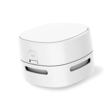 Imagem de Vroomoto Mini limpador de mesa portátil sem fio, varredor de poeira operado por bateria para limpeza de poeira, migalhas, restos de cabelo, para teclado, casa, escritório, escola, carro, presentes