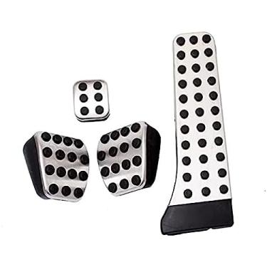 Imagem de Capa de pedal, para Mercedes Benz C E S GLK SLK CLS SL Class W203 W204 W211 W212 W210 2010-2019, placa de pedais de apoio para os pés de embreagem de freio a gás acelerador de carro, MT sem descanso