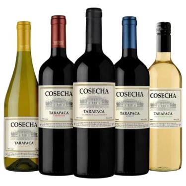 Imagem de Vinho Tarapacá Linha Cosecha Chileno Tinto Branco 750ml com 5 unidades