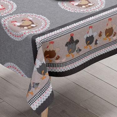 Imagem de Toalha De Mesa Termica 1,40m X 2,50m Para Mesa De 8 Lugares - Lu Enxov