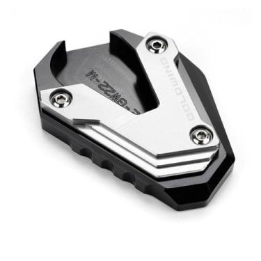 Imagem de Anti-derrapante Para goldwing 1800 2018-2023 gold wing gl1800 2002-2017 cnc suporte de pé placa extensão lateral ampliar(Silver B)