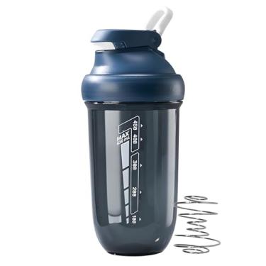 Imagem de PROCHAIN Garrafa coqueteleira para shakes de proteína, copo de mistura pequeno pré-treino para suplemento esportivo, mini misturador de bebida, garrafa de água para academia, pode ser lavado na