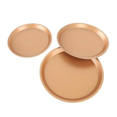 Imagem de Yinhing Conjunto de Panelas para Pizza de Aço Carbono Com 10 Bandejas de 11 e 12 Polegadas para Distribuição Uniforme de Calor, Ideais para Fornos a Gás Elétricos e de Convecção, Cozinha de