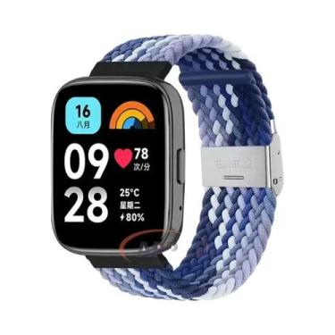 Imagem de Pulseira Elástica Trançada De 22mm Para Redmi Watch 3/5 Lite, Ajustáve