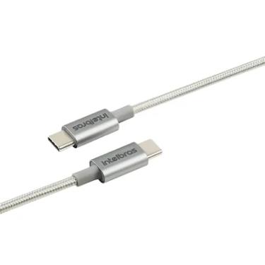 Imagem de Cabo USB-C, Intelbras Eucc15nb, 1.5m, Nylon, Branco