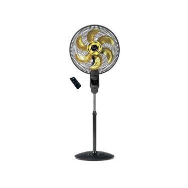 Imagem de Ventilador de Coluna Preto e Dourado Chronos 40cm 127v Mallory