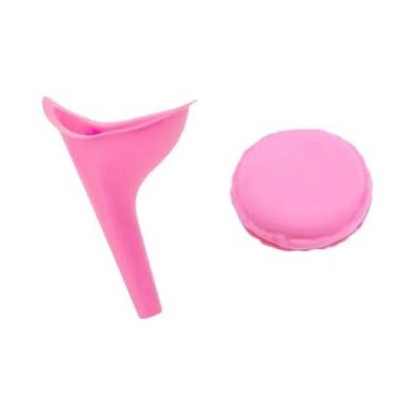 Imagem de Funil Urinário Portátil Feminino Para Acampamento E Viagem Com Caixa -