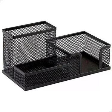 Imagem de Organizador Mesa Escritorio Aramado Porta Treco Marca Lorben