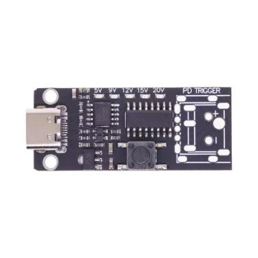 Imagem de Cabo Adaptador USB Tipo-C 100W 5A Com Gatilho QC E Saída 5V 9V 12V 15V