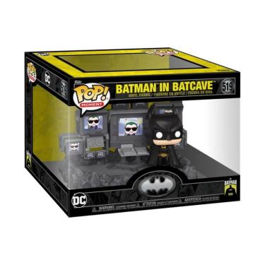 Imagem de Boneco Funko Pop Moment Batman na Batcaverna 85 Anos (1989)
