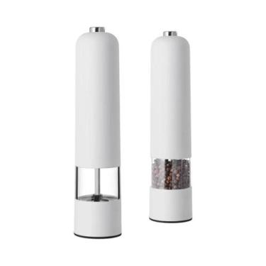 Imagem de Moedor De Sal E Pimenta Elétrico a Bateria De Plástico Para Cozinha - 